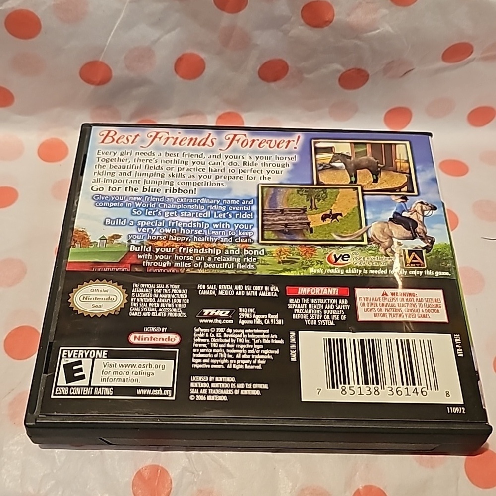 Nintendo DS Let's Ride Friends Forever - Picture 2 of 7